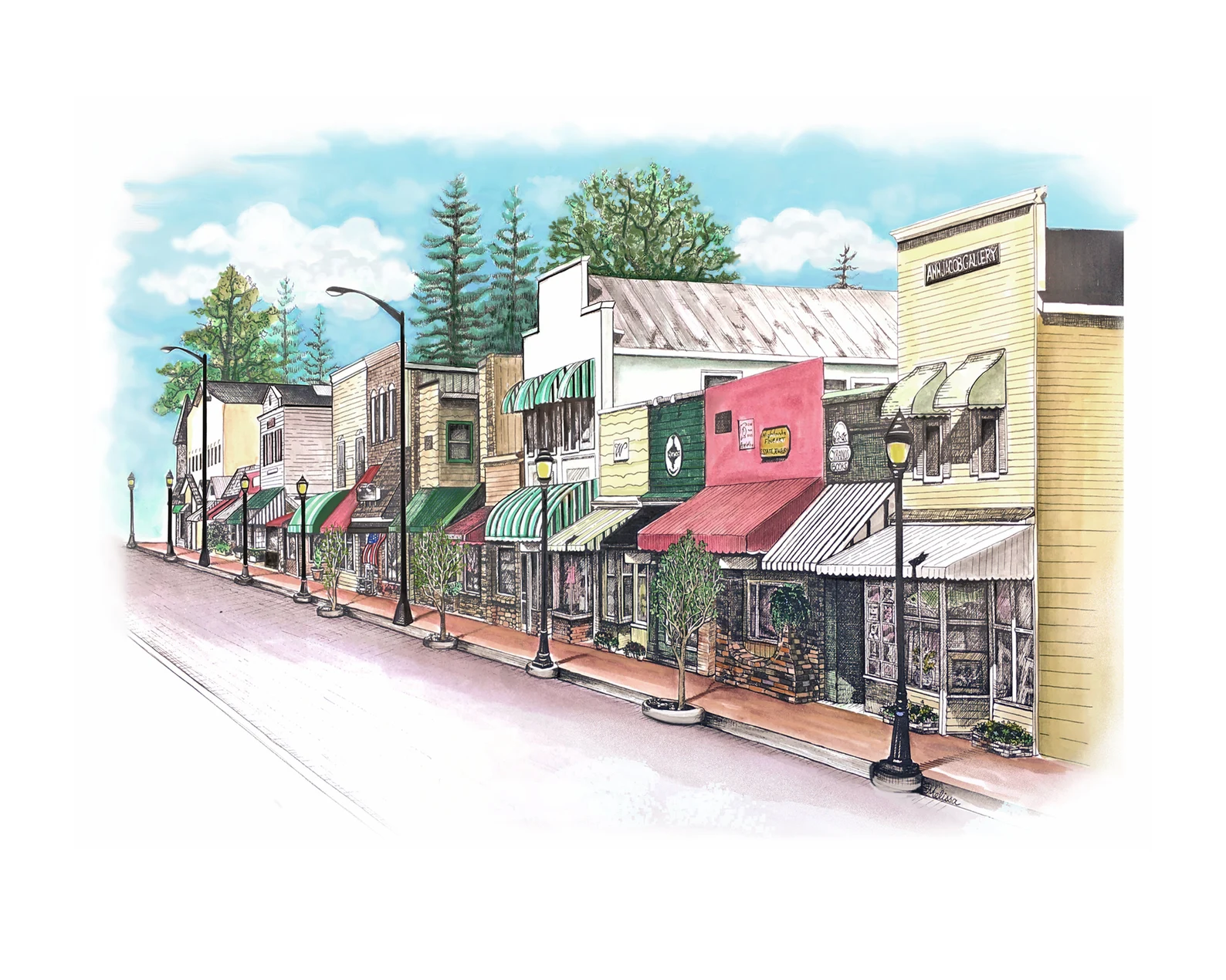 Highlands NC Main Street