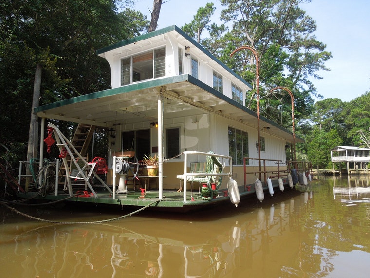 Paddle boat on the bay Paddle boat on the bay
