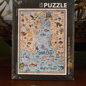 Puzzle Mobile Bay Map